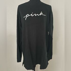 NWT PINK Victoria’s Secret Long Sleeve Campus T-Shirt